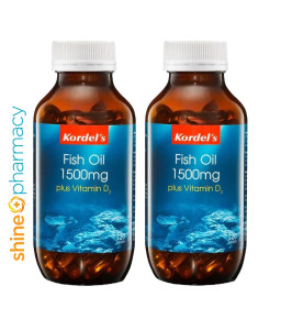 Kordel's Fish Oil 1500mg + Vitamin D3 2x120s