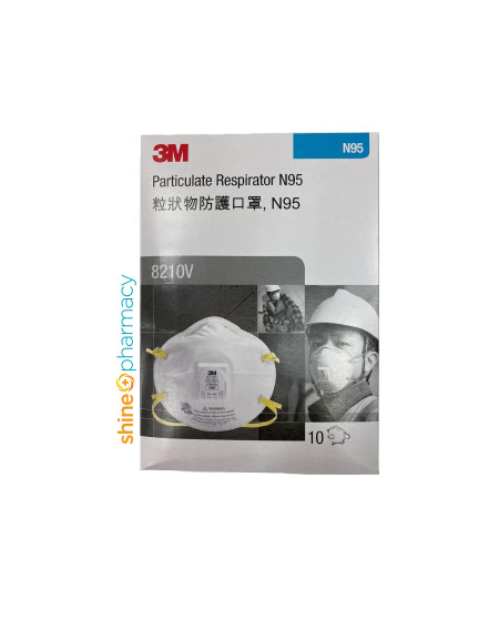 3M N95 Particulate Respirator [8210V] 10s