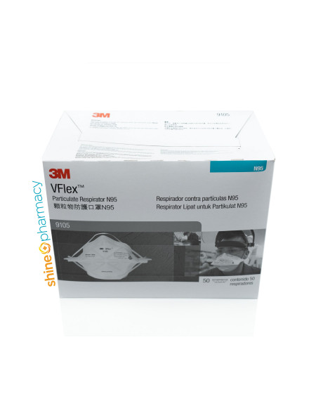 3M N95 Particulate Respirator [VFLEX 9105] 50s