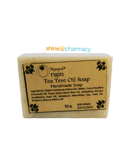 Natural Origin Tea Tree Handmade Soap 30g
