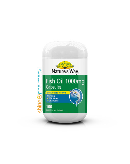 Nature's Way Fish Oil 1000mg Capsules 100s