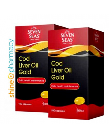 Seven Seas Cod Liver Oil Gold 100Sx2