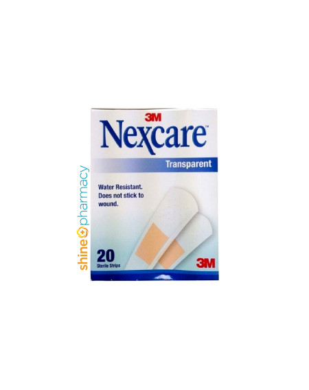 3M Nexcare Transparent Bandages 20s