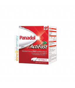 Panadol Actifast Caplets for Fast Pain Relief 100s