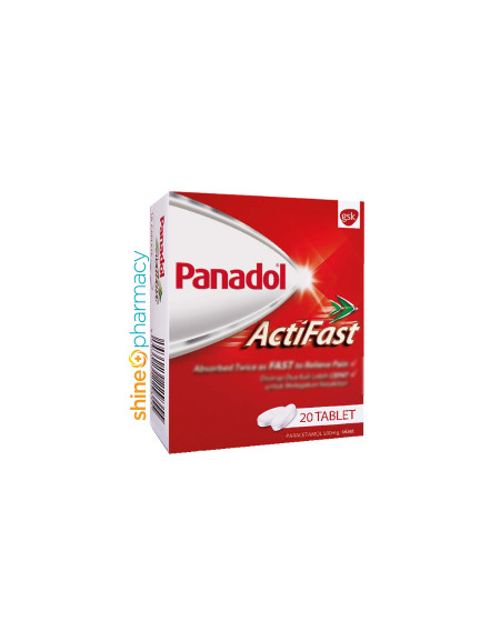 Panadol Actifast Caplets for Fast Pain Relief 20s