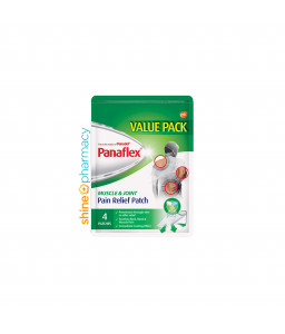 Panaflex Pain Relief Patch for Relief of Muscular & Joint Pain 4s