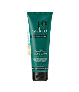 Sukin Super Greens Detoxifying Facial Scrub 125ml