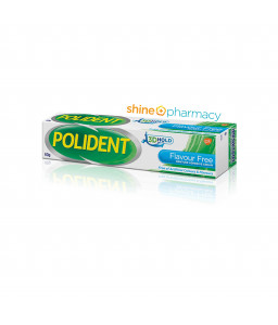 Polident Denture Adhesive Cream Flavour Free 60gm