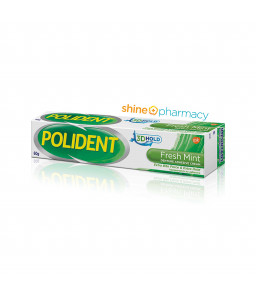 Polident Denture Adhesive Cream Fresh Mint 60gm