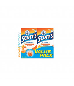 Scott's Vitamin C Pastilles Orange Flavour 2x50s