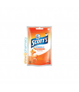 Scott's Vitamin C Pastilles Orange Flavour 15s [Zipper]