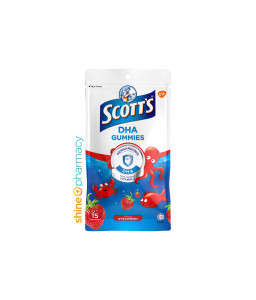 Scott's DHA Gummies Strawberry 15s