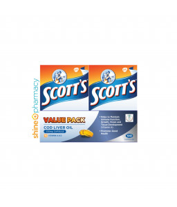 Scott's Cod Liver Oil Twin Pack 2x100s