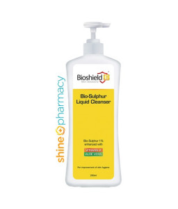 Bioshield E Bio-Sulphur Liquid Cleanser 250mL