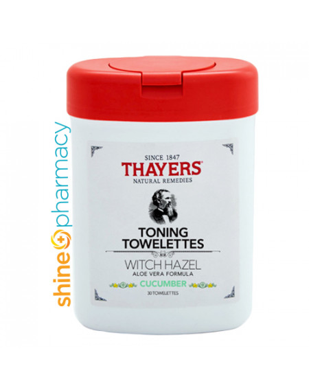 THAYERS® Cucumber Toning Towelettes 30s