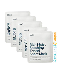 Klairs Rich Moist Soothing Tencel Sheet Mask (5Pcs)