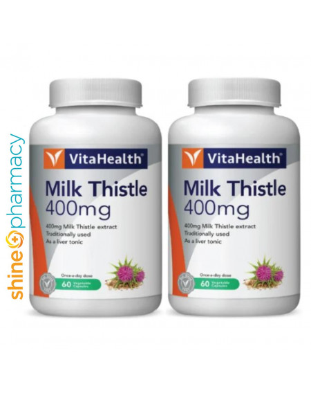 Vitahealth Vita Milk Thistle 400mg 2x60s