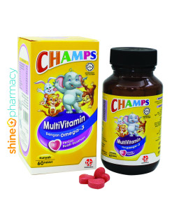 CHAMPS Multivitamin Plus Omega 3 60s