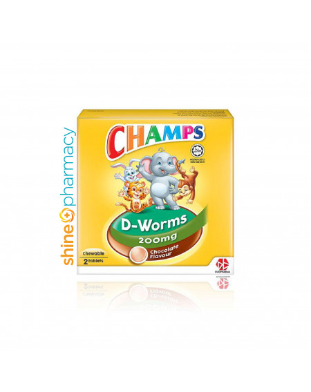 CHAMPS D Worms Tab 2s