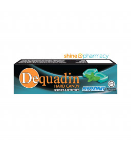 Dequadin Peppermint Hard Candy 38g