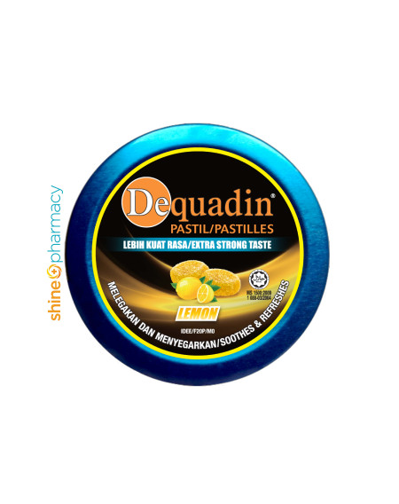 Dequadin Extra Strong Taste Lemon Pastille 46g