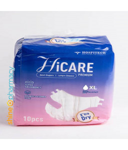 HiCARE Adult Diapers Premium XL 10s