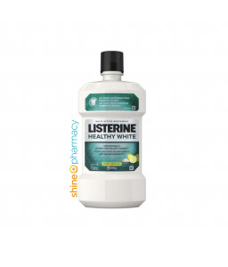 Listerine Mouthwash Healthy White 750mL