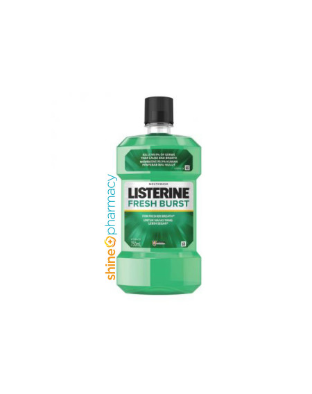 Listerine Mouthwash Fresh Burst 750mL