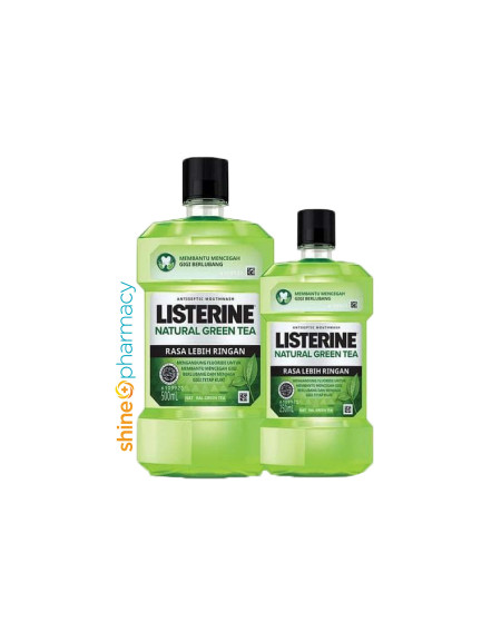Listerine Mouthwash Green Tea 750mL + 250mL