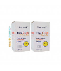 LIVE-WELL Time C-500 Rose Hip 2X150s