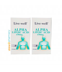 Live-Well Alpha Lipoic Acid 150MG 2X90s