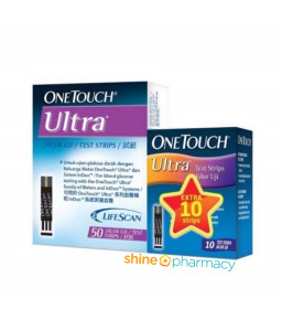 OneTouch Ultra Test Strips 50s FOC 10s