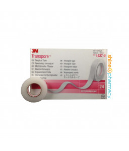 3M Transpore Surgical Tape 1/2'' 24s (Box)